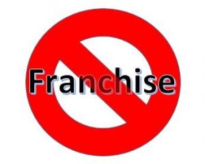 Franchise crossed out