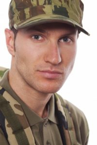 Man in military uniform 