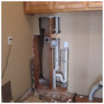 Frozen pipes in home